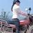 美女骑摩托
