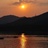 青山绿水伴夕阳