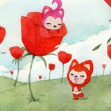 何时清晰的背影