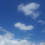 大海与天空的蓝