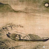 晚归渔舟