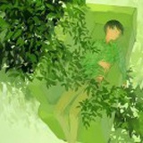 灯下尘.