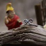 白马和女王玩耍