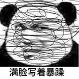 满脸写着暴躁
