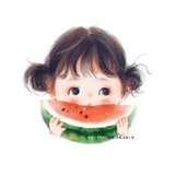夏天吃瓜瓜