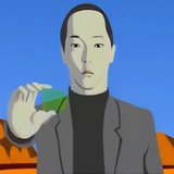 吊车尾男人