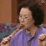 满脸横肉