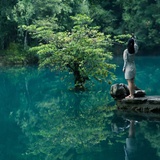 若海湖心