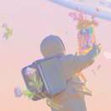 绛橘色日落
