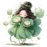 莲蓬和叶子